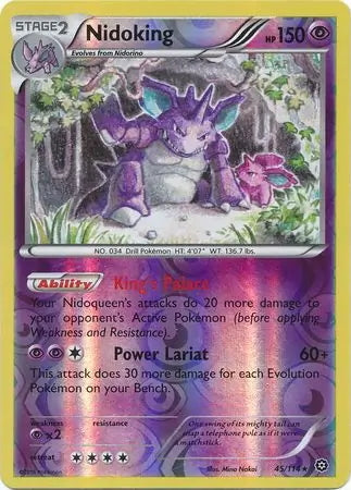 Steam Siege Nidoking #45/114 reverse holo